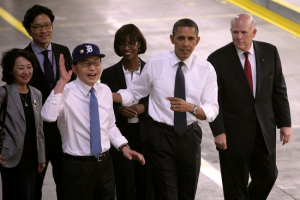 이명박 대통령, 美 GM 소형차 공장 방문