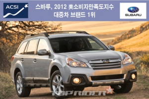 스바루, 美서 BMW·캐딜락 제쳤다…소비자만족도 3위