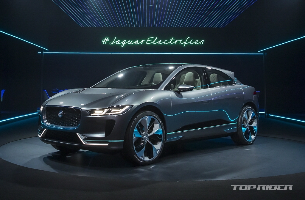 재규어, 전기차 'I-페이스' 공개..2018년 양산