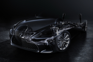 모습 드러낸 차세대 '렉서스 LS'..1월에 공개된다