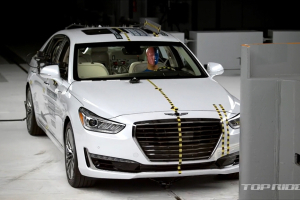 제네시스 EQ900, IIHS 충돌테스트 최고등급 획득