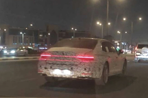 제네시스 G90 풀체인지 연내 출시, 두 줄 리어램프는 이런 모습