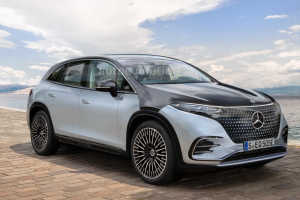 벤츠 EQS SUV 실차급 예상도, 럭셔리한 플래그십 전기차